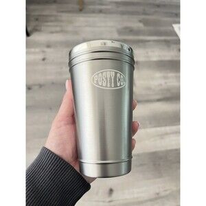 POST MALONE Big A** Stadium Tour X ATLANTA Silver BEER PINT CUP Stanley